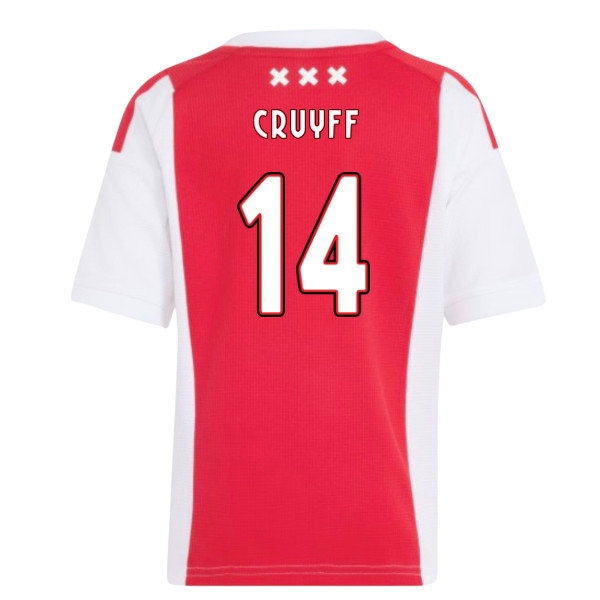 2026 2027 Ajax Little Mini Kit Home Boys Uniform (Cruyff 14)-ProGear Kits
